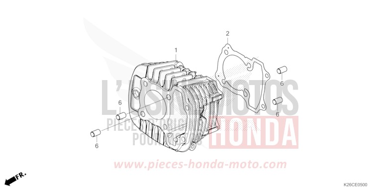 CYLINDER for MSX GROM A MAT GUNPOWDER BLACK METALLIC (NH436) from 2024